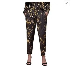 NWT Allsaints Aleida Ronnie Mid Rise Trouser Women's Size 2